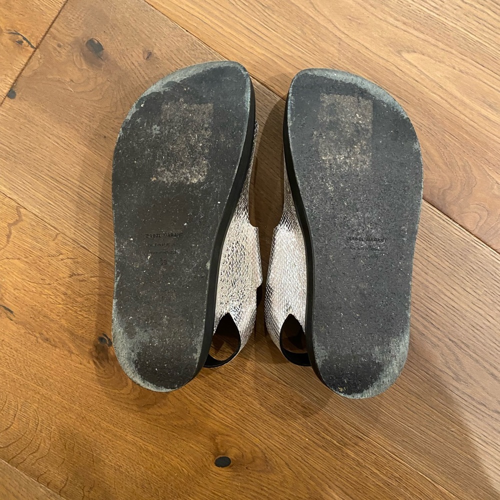 Isabel Marant Silver Sandals - Picture 4 of 8
